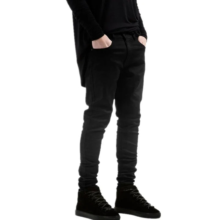 Black Ripped Skinny Jeans Hip Hop