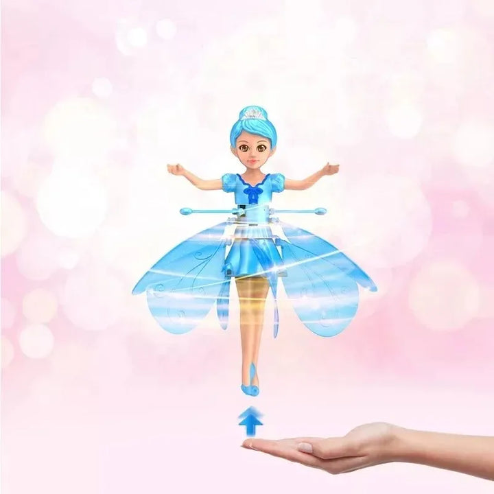 Dancing Flying Fairy Toy: Gesture-Induced, Luminous Helicopter for Kids