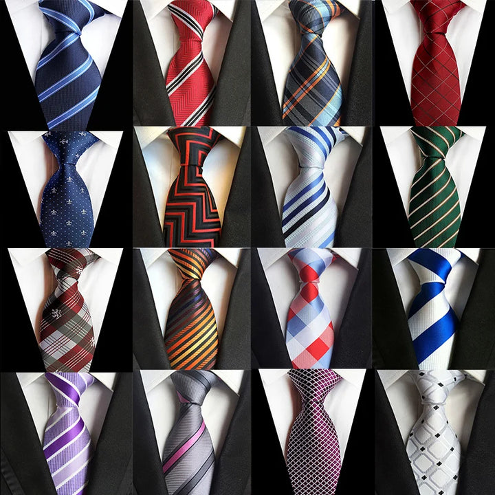 68 Colors - NEW 8cm Tie for Men - Stylish Necktie Collection