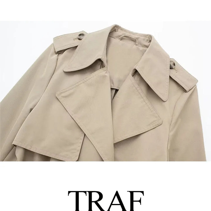 Stylish Women's Autumn Trench Coat