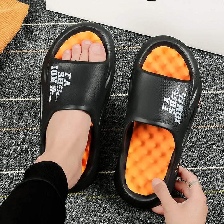 Men's Summer Massage Slippers - Indoor and Outdoor Sandals