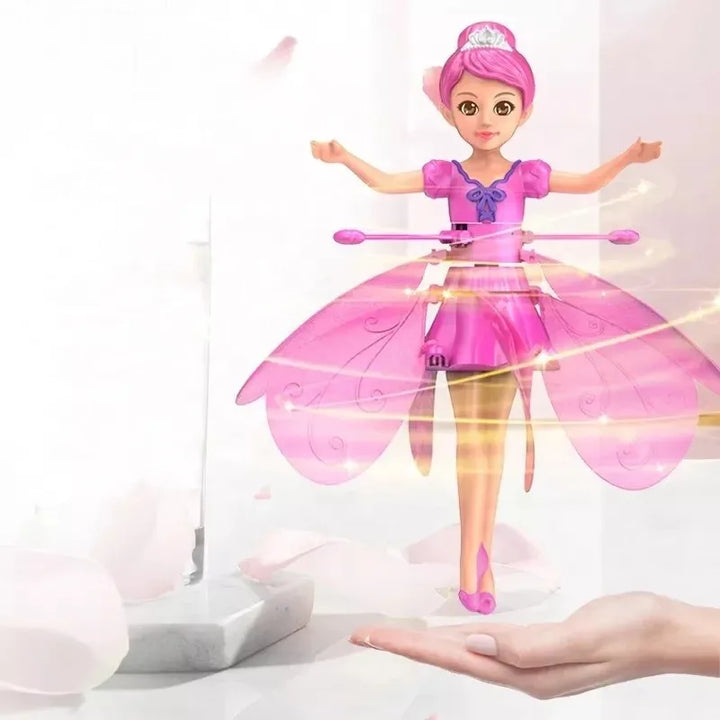 Dancing Flying Fairy Toy: Gesture-Induced, Luminous Helicopter for Kids