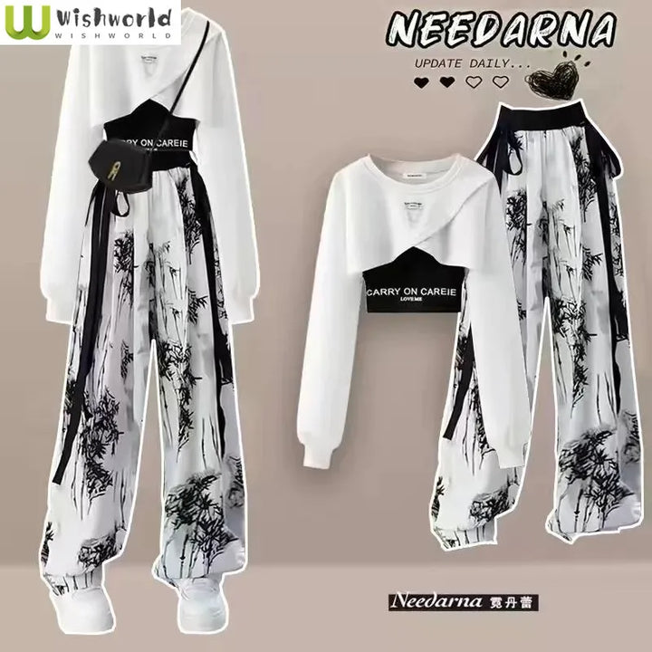 Korean Design Long-Sleeved Women's Set