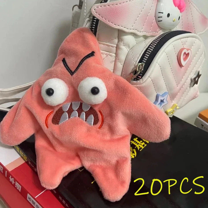 Dancing Angry Starfish Pendant -USB Rechargeable Bag Charm (1-10PCS)